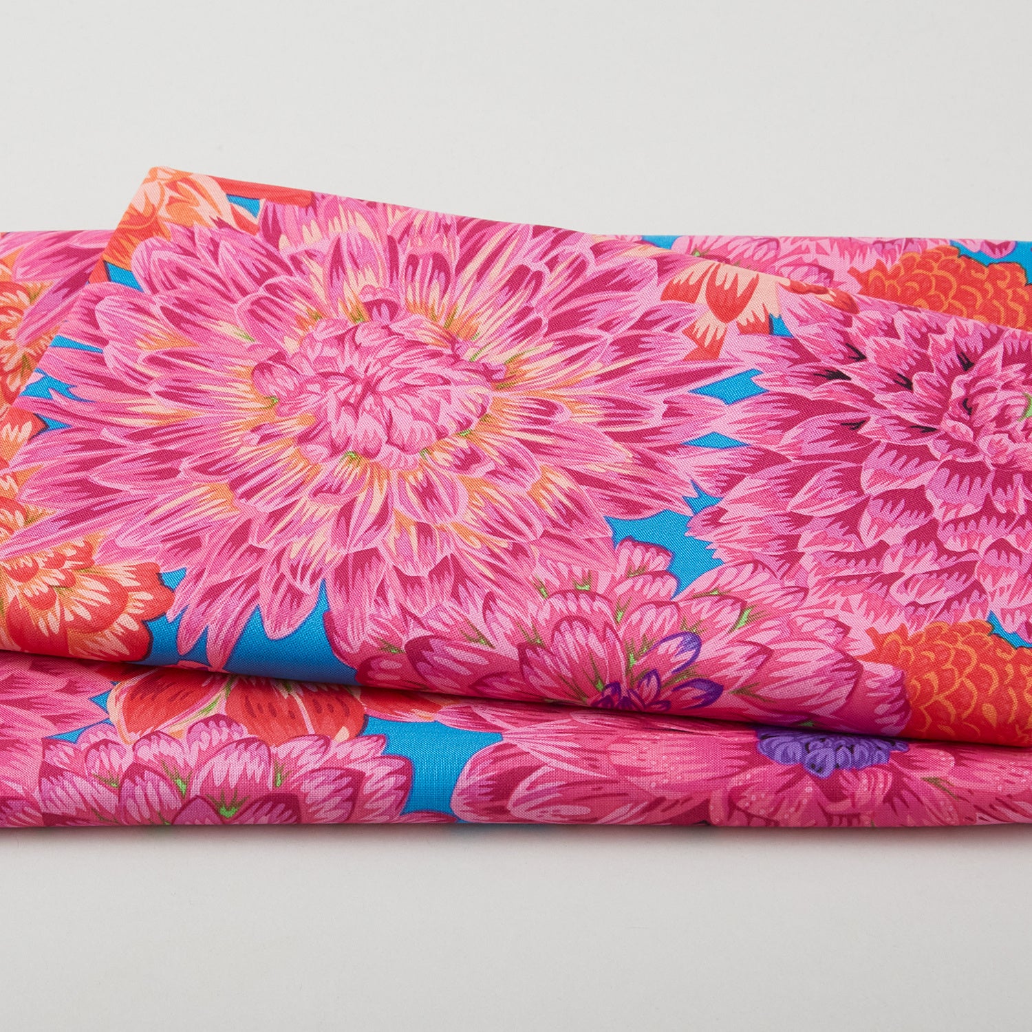 Kaffe Fassett - Stash Dancing Dahilias Red 2 Yard Cut