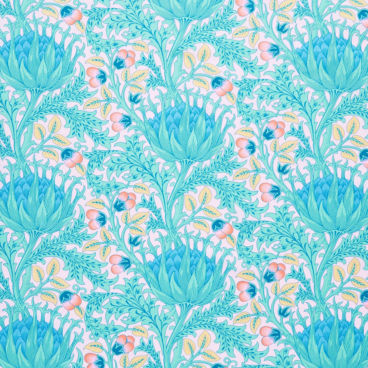 Kaffe Fassett x The Original Morris & Co. - Artichoke Lavender Yardage