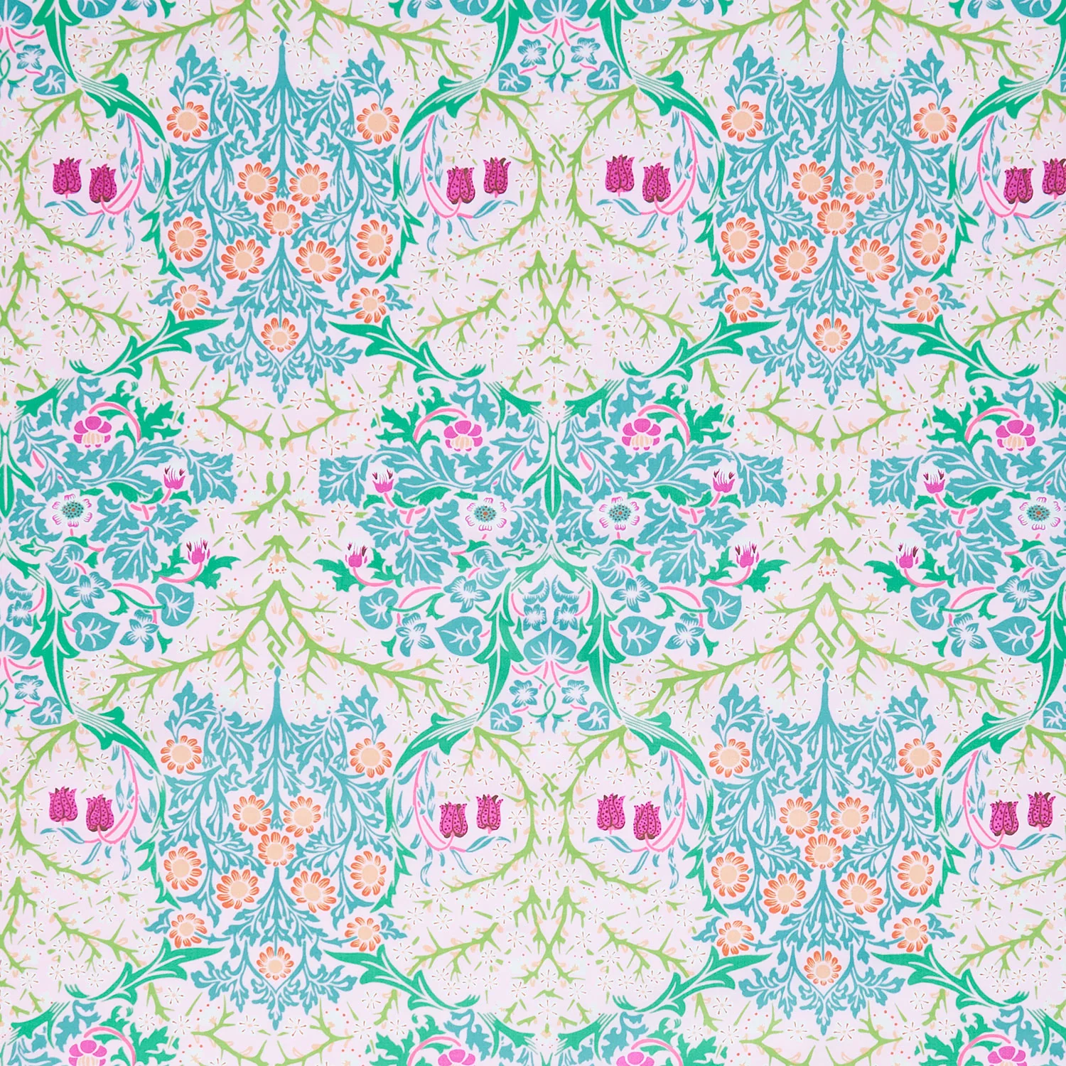 Kaffe Fassett x The Original Morris & Co. - Blackthorn Pink Yardage