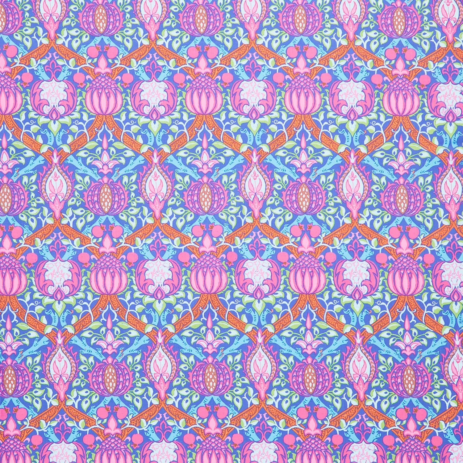 Kaffe Fassett x The Original Morris & Co. - Granada Purple Yardage