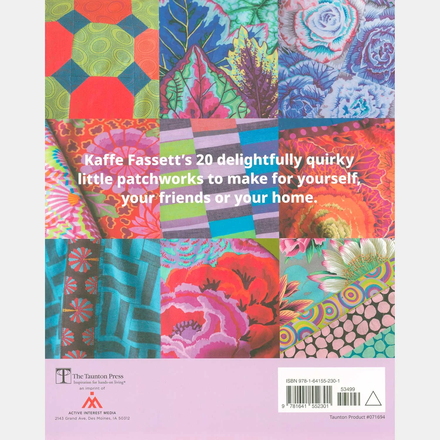 Kaffe Fassett's Brilliant Little Patchwork Collection Book - Image 2