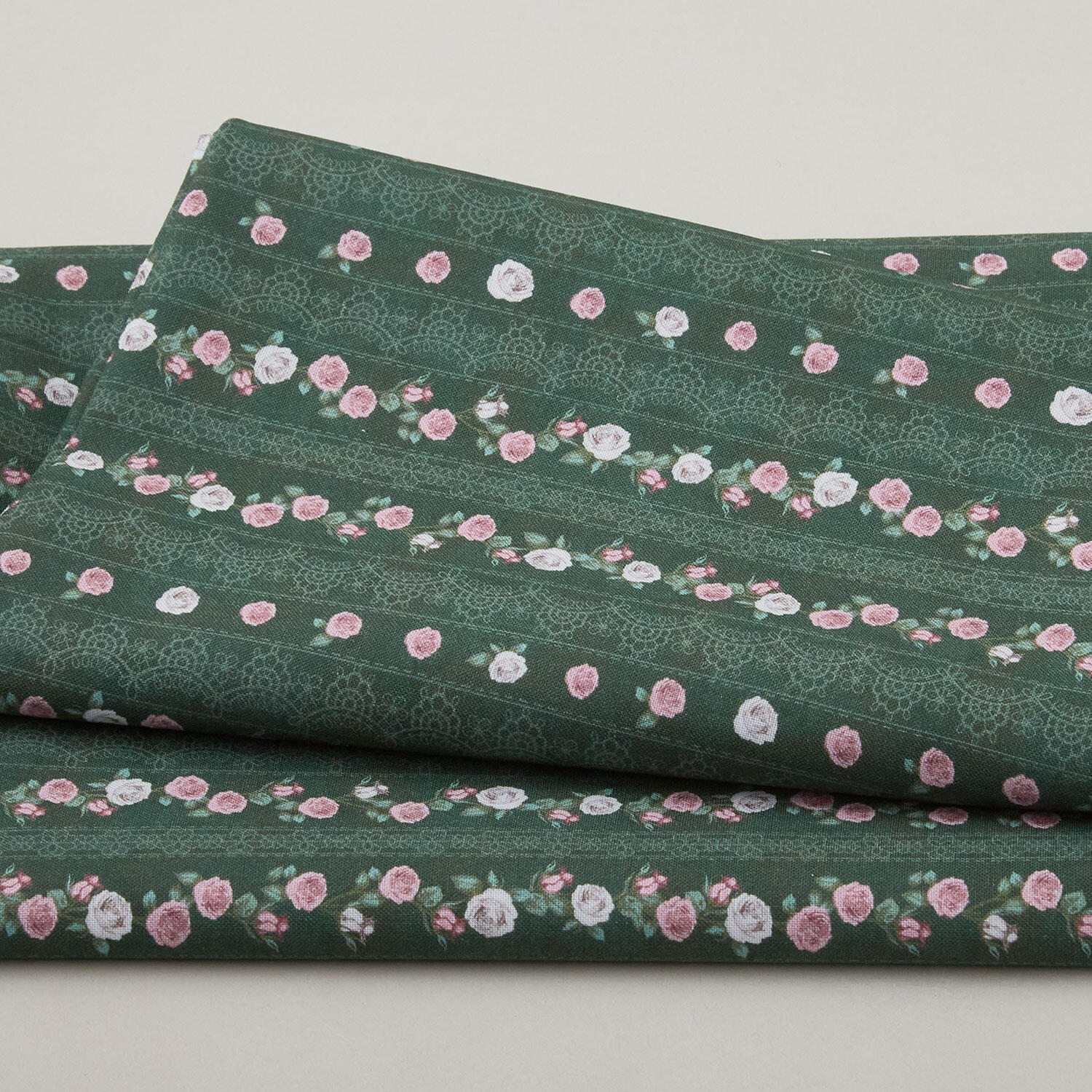 Karla-Rose - Texture Stripe Green 2 Yard Cut