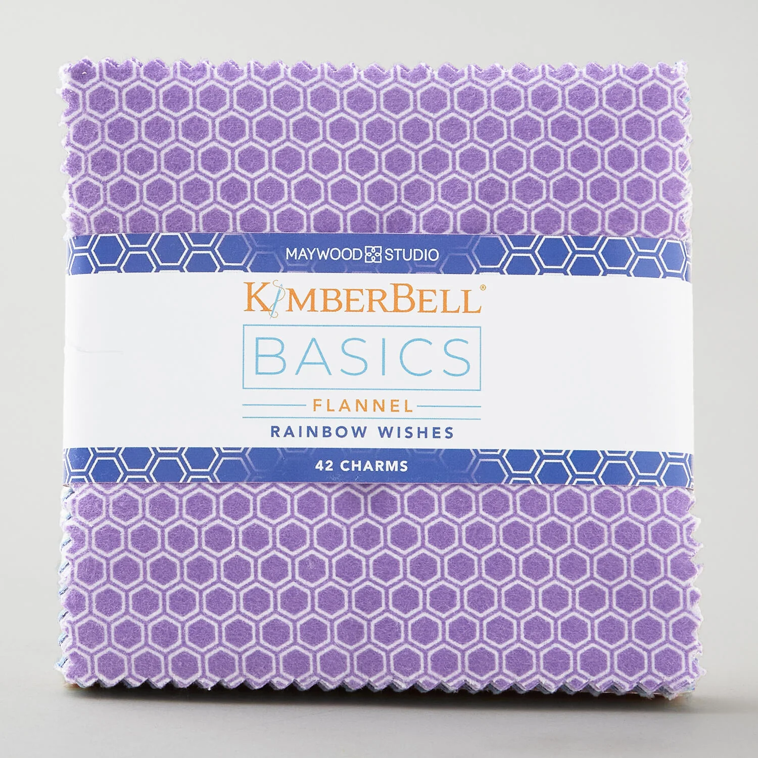 Kimberbell Basics Flannel - Rainbow Wishes Charm Pack - Image 2