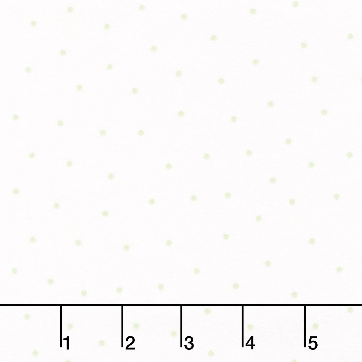 Kimberbell Basics Flannel - Small Dot White/Soft Green Yardage