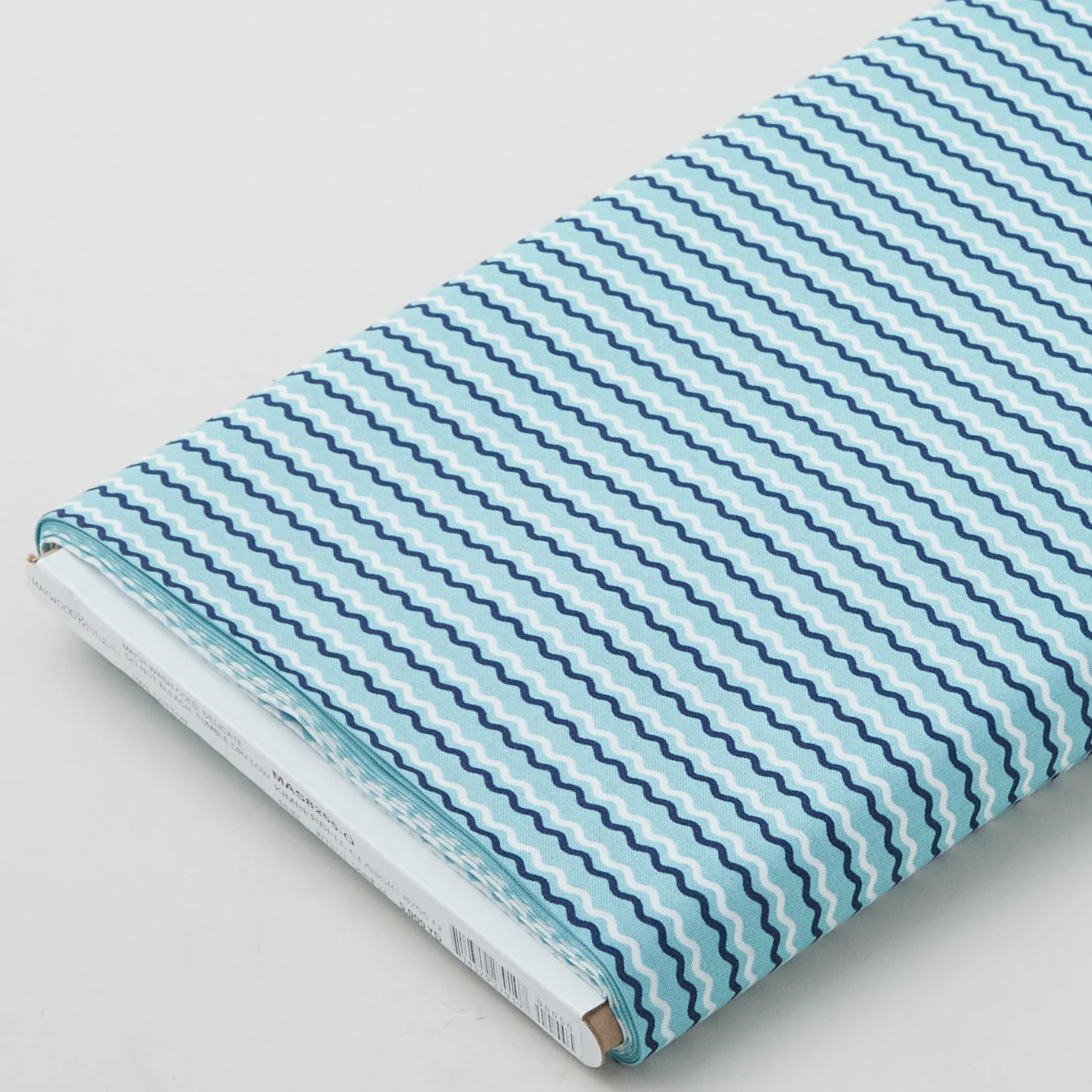 Kimberbell Classic - Wavy Stripe Teal 5 Yard Bolt