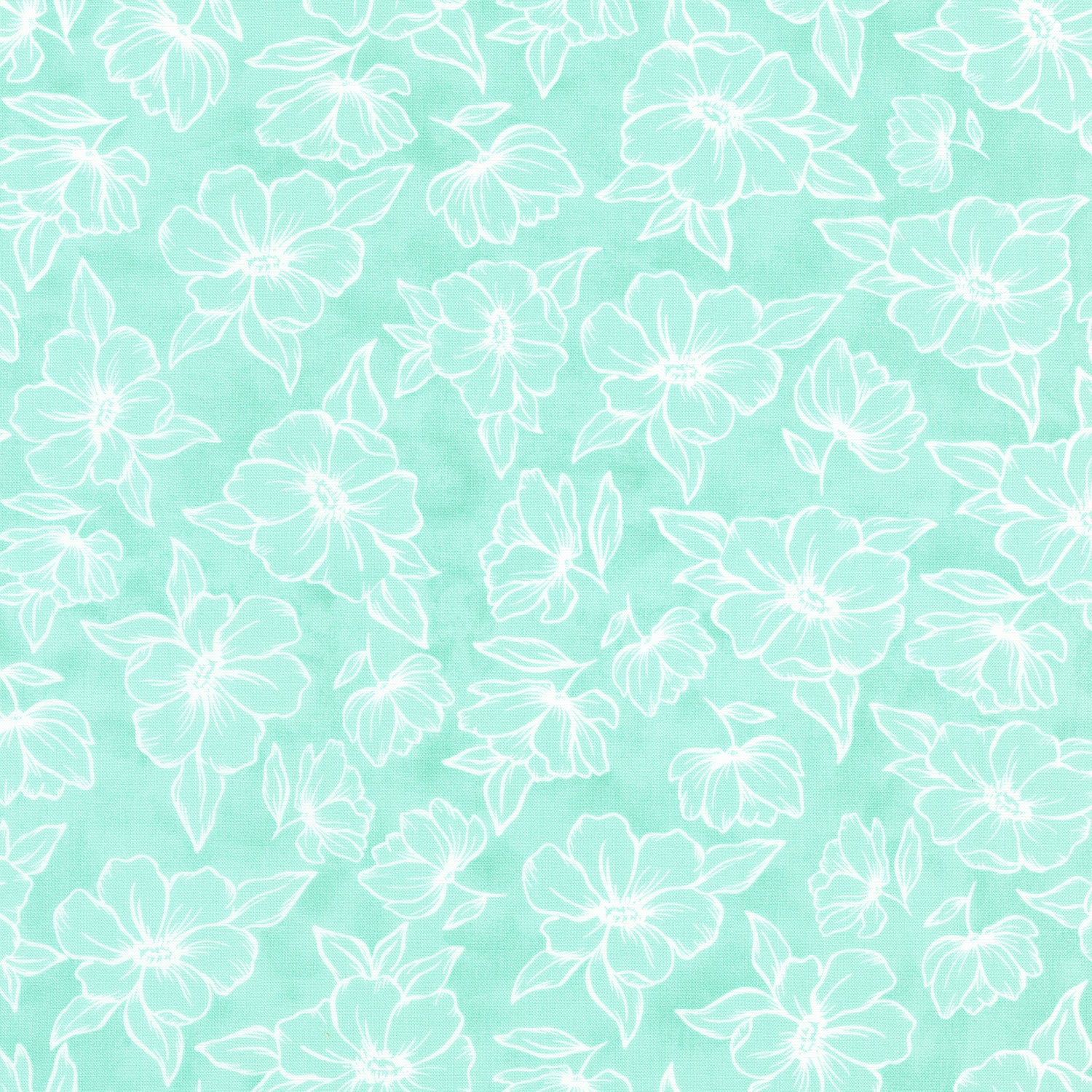 Kindred - Golden Poppy Aqua Yardage