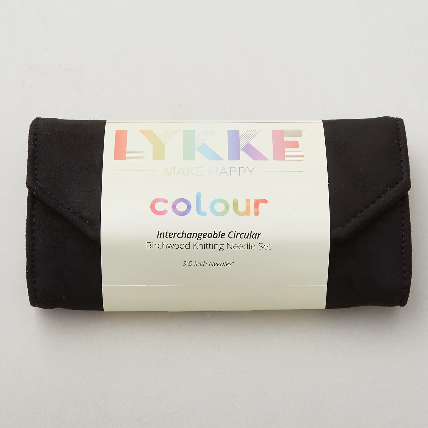Lykke Colour Wooden Interchangeable Knitting Needle Set - Black Suede(3.5" tips) - Image 4