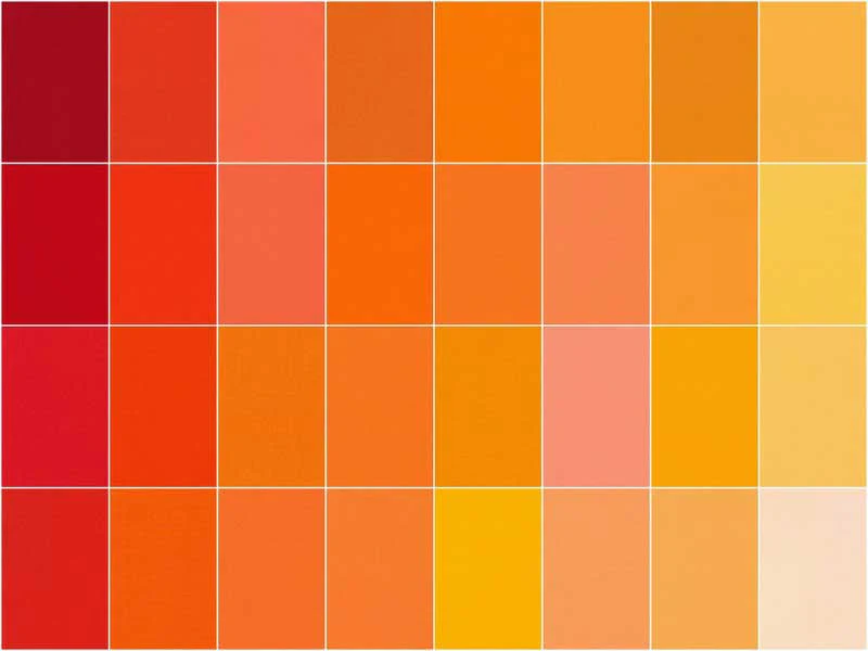 Kona Cotton - Oranges and Reds July 2025 Charm Pack - Image 3