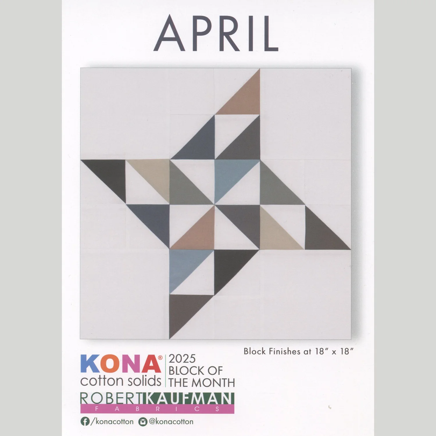 Kona Cotton Solids 2025 Block of the Month Bundle - Image 6