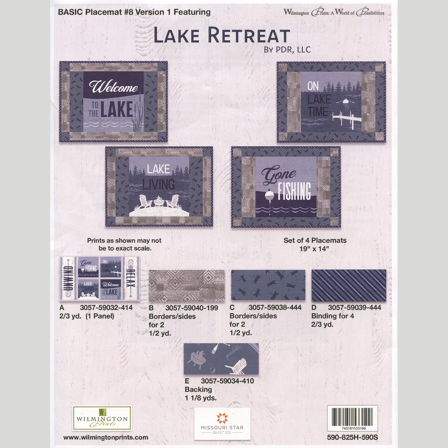 Lake Retreat Place Mats Kit - Image 7