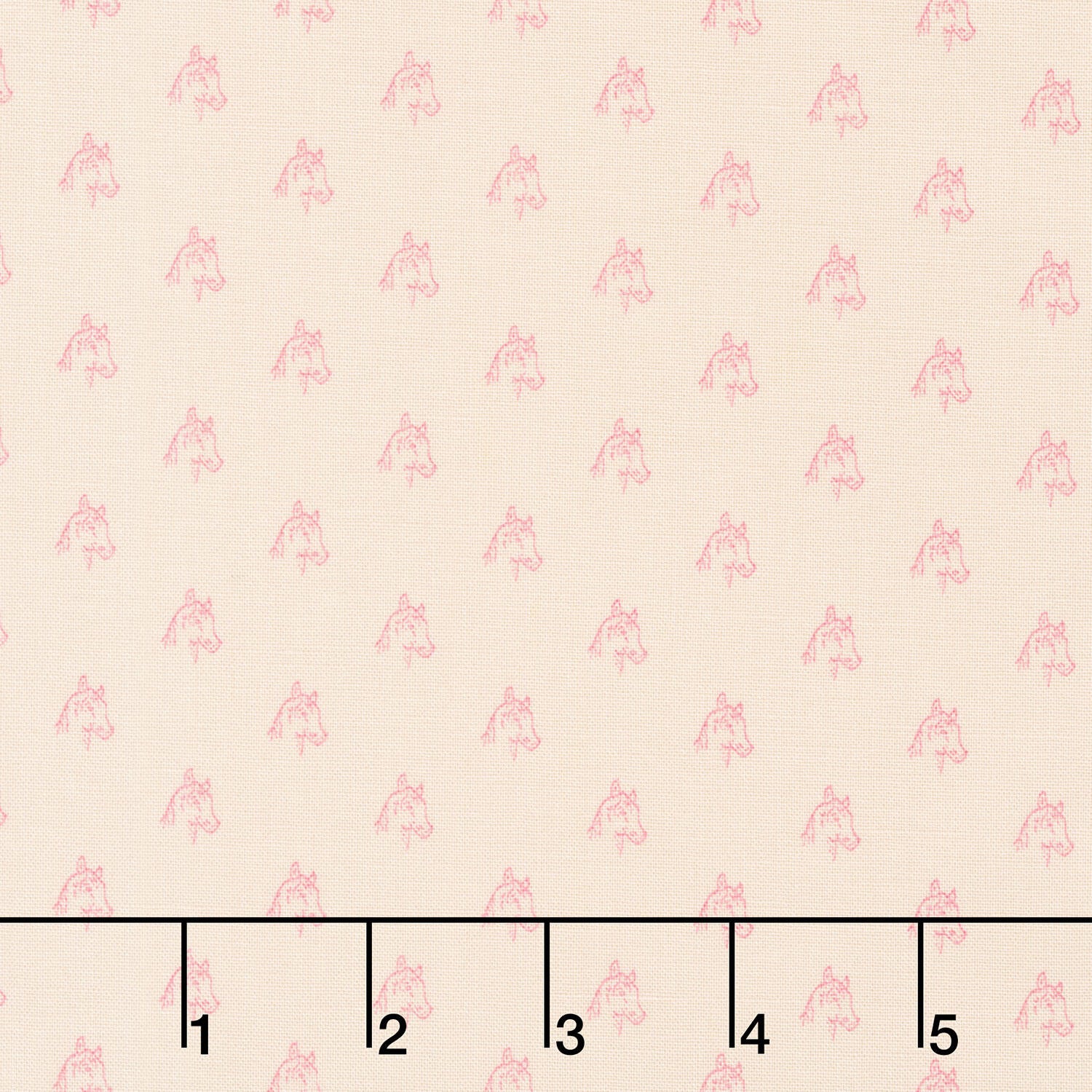 Laundry Line - Horse Cream Yardage