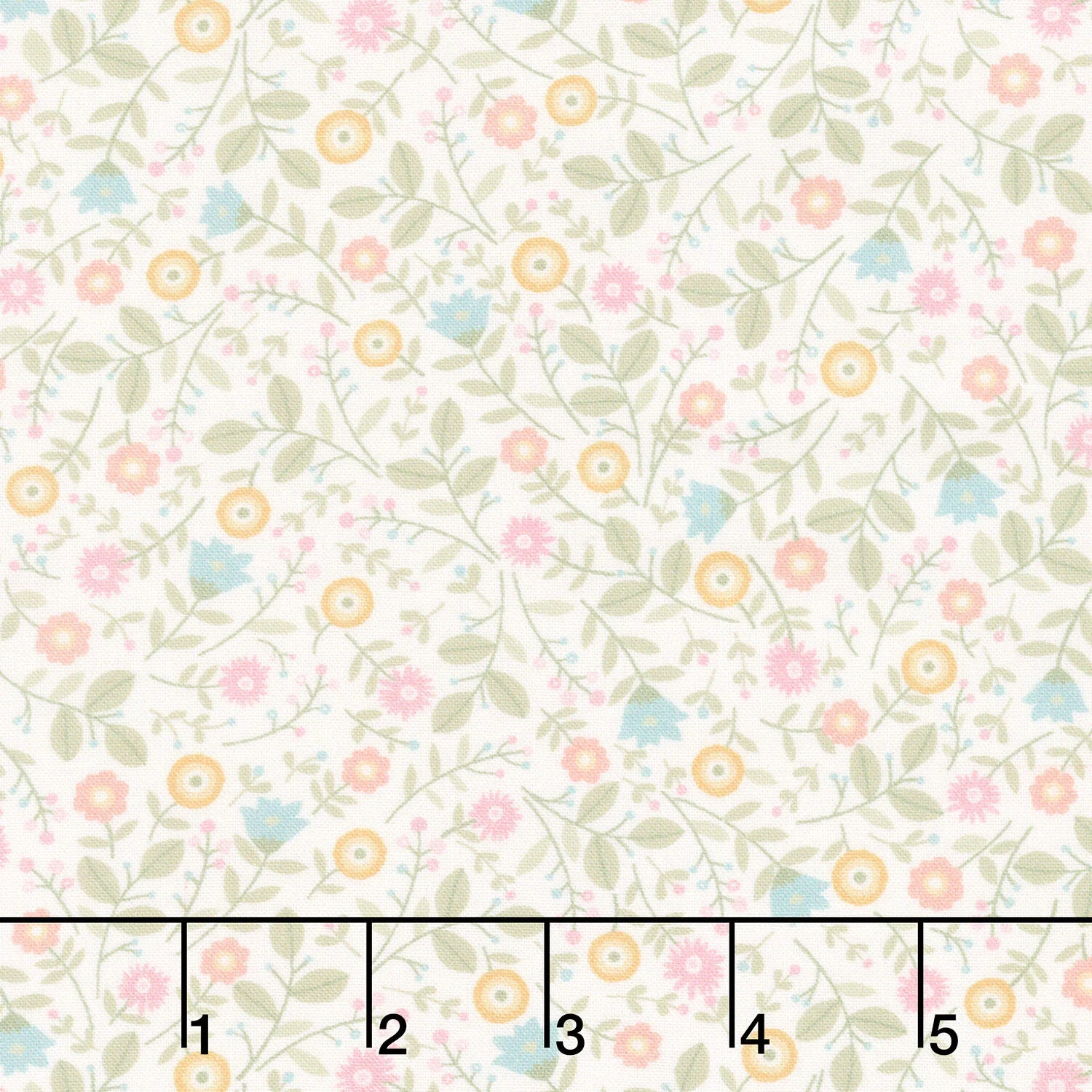 Layla - Calico Warm White Yardage