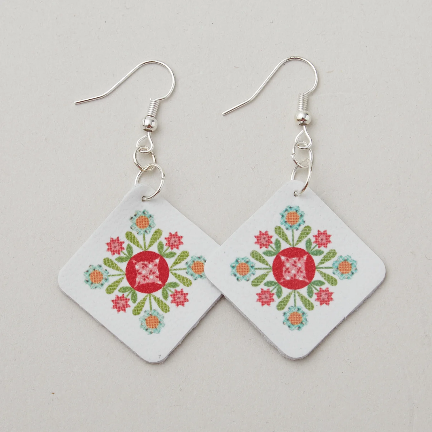 Leather Earrings - Prairie