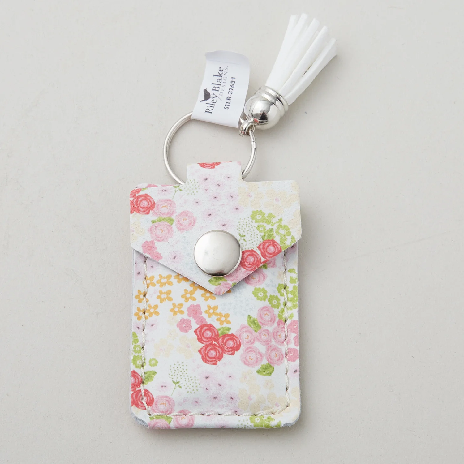 Leather Scissor Pouch with Scissors - Picnic Florals