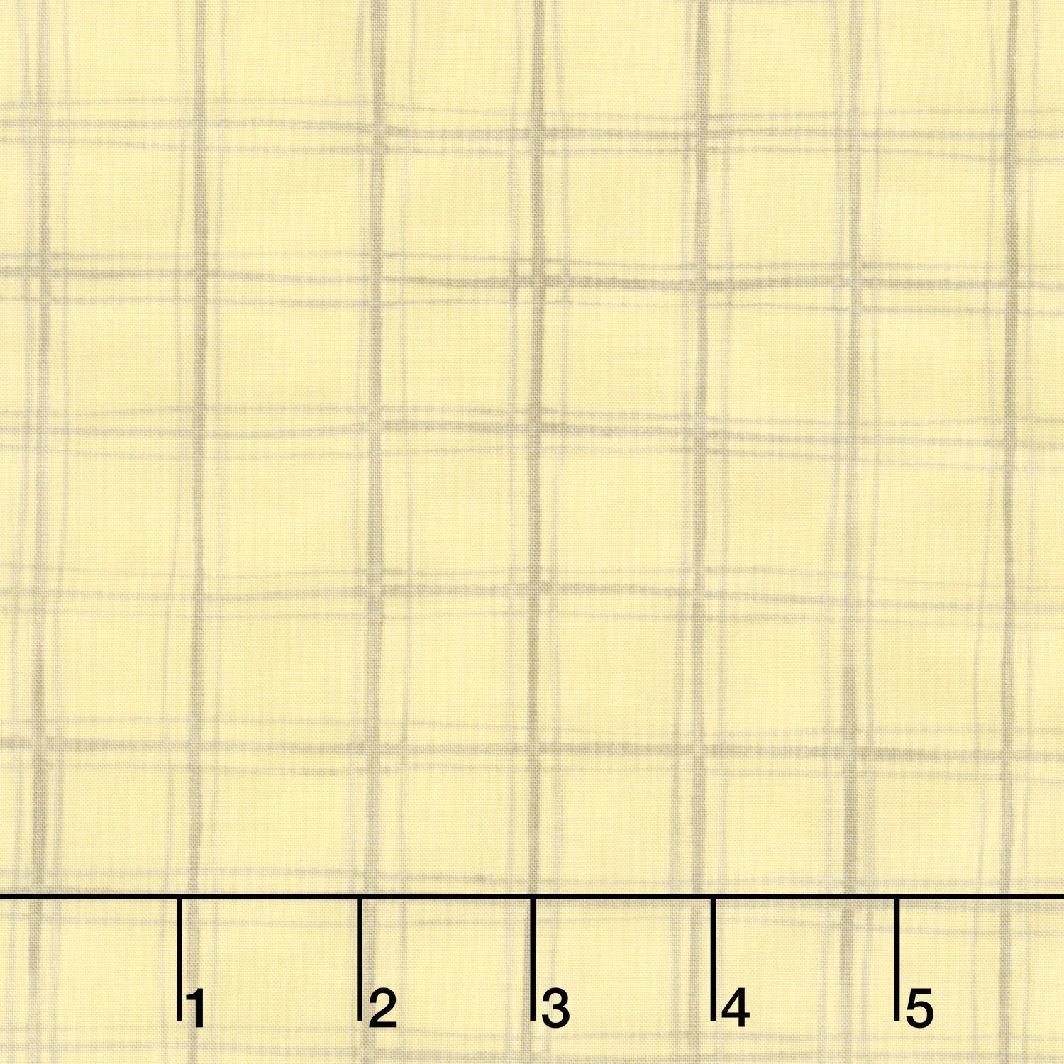 Lemon Zest - Plaid Light Yellow Yardage