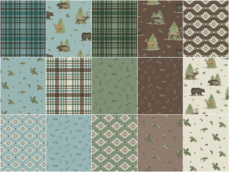 Let's Get Lost in the Woods Fat Quarter Bundle - Image 3