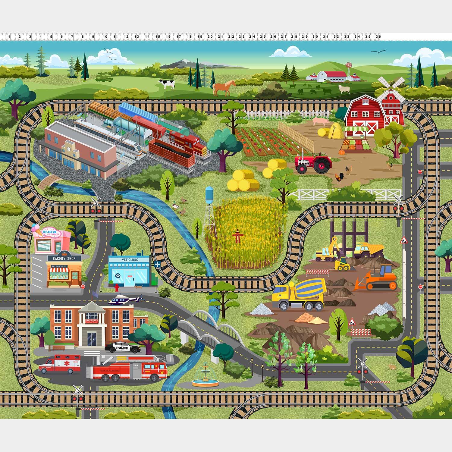 Let's Go! - Play Mat Multi Panel