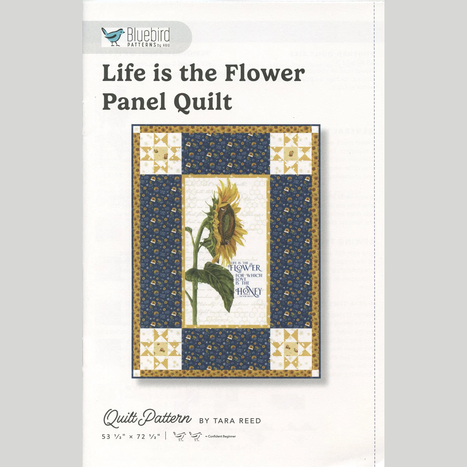 Life is the Flower Quilt Kit - Image 3