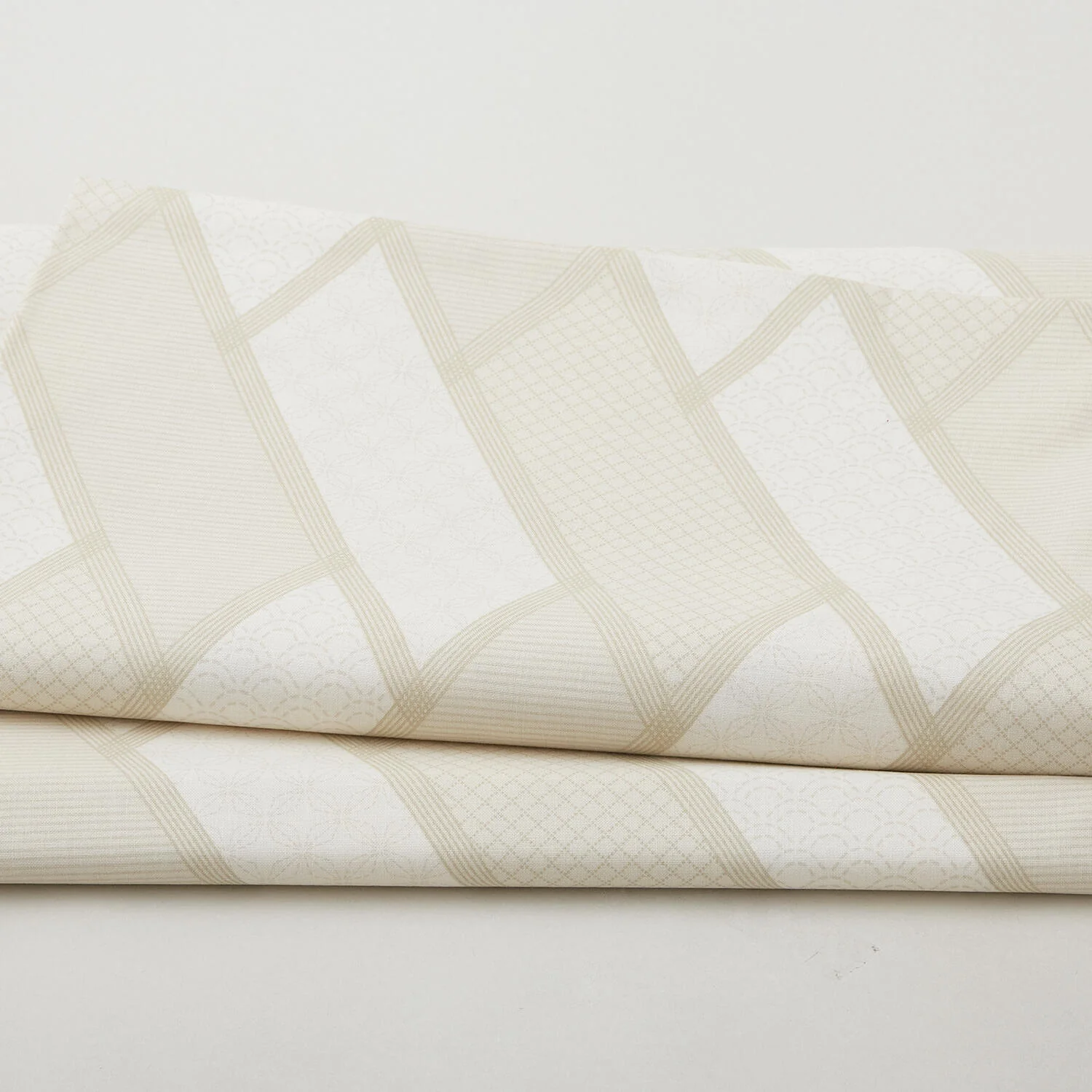 Linear Dreams 108" - Chevron Geo Tan 3 Yard Cut