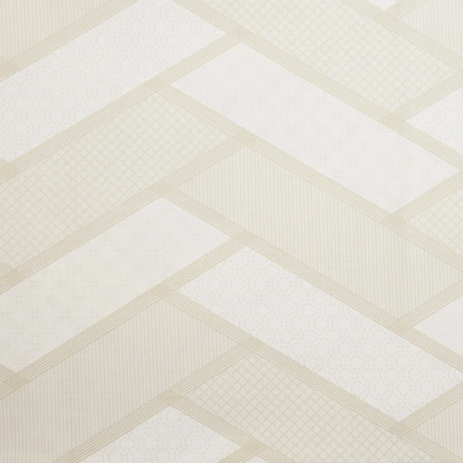 Linear Dreams 108" - Chevron Geo Tan 3 Yard Cut - Image 2