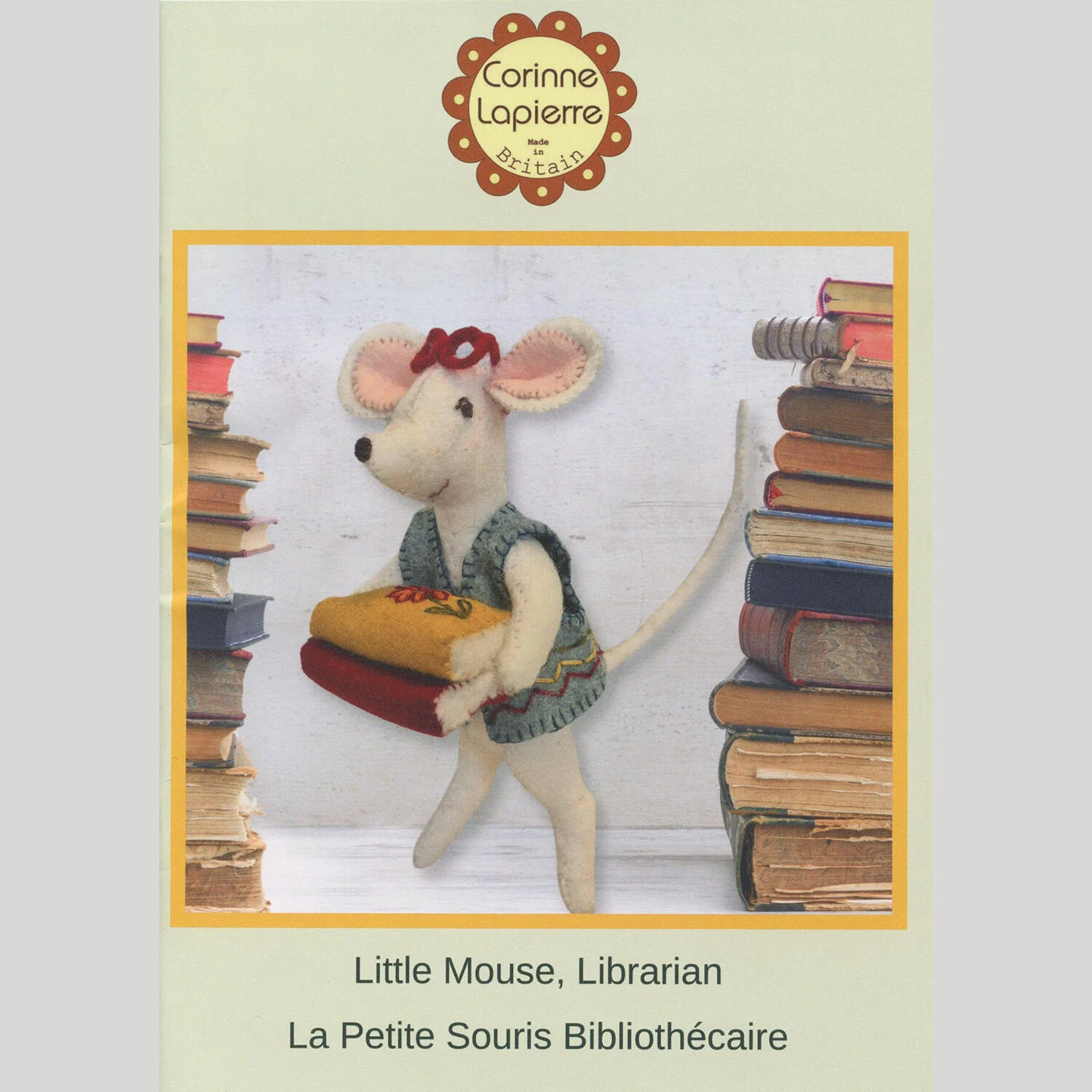 Little Mouse The Librarian Felt Craft Mini Kit - Image 9