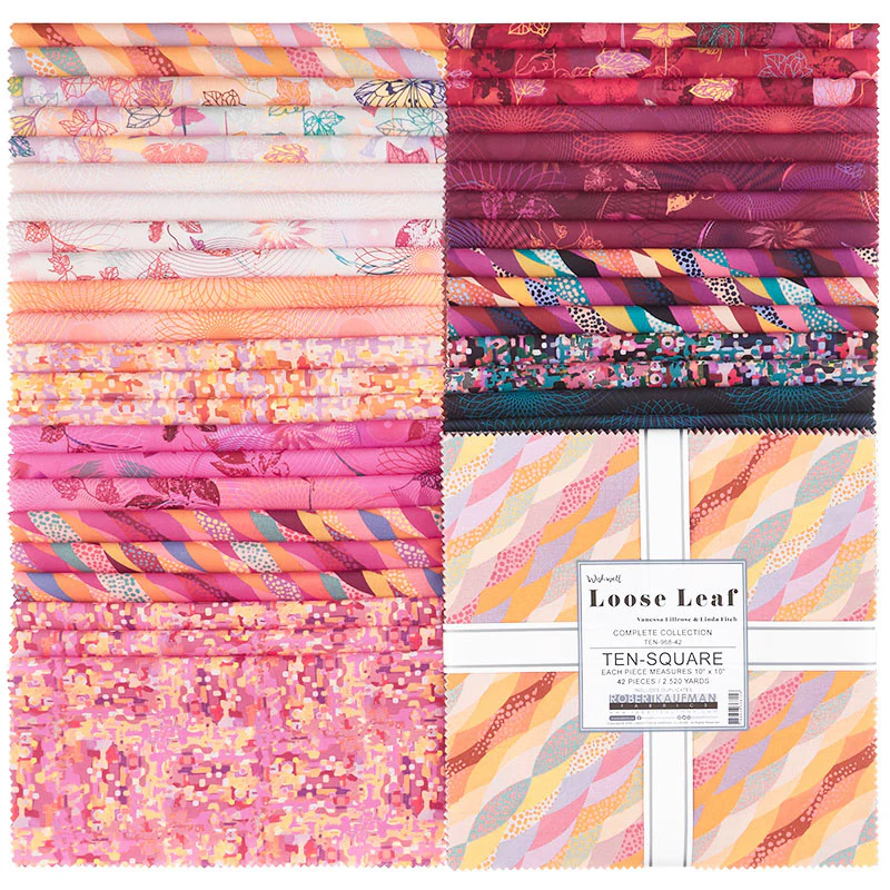 Loose Leaf Digitally Printed Ten Squares