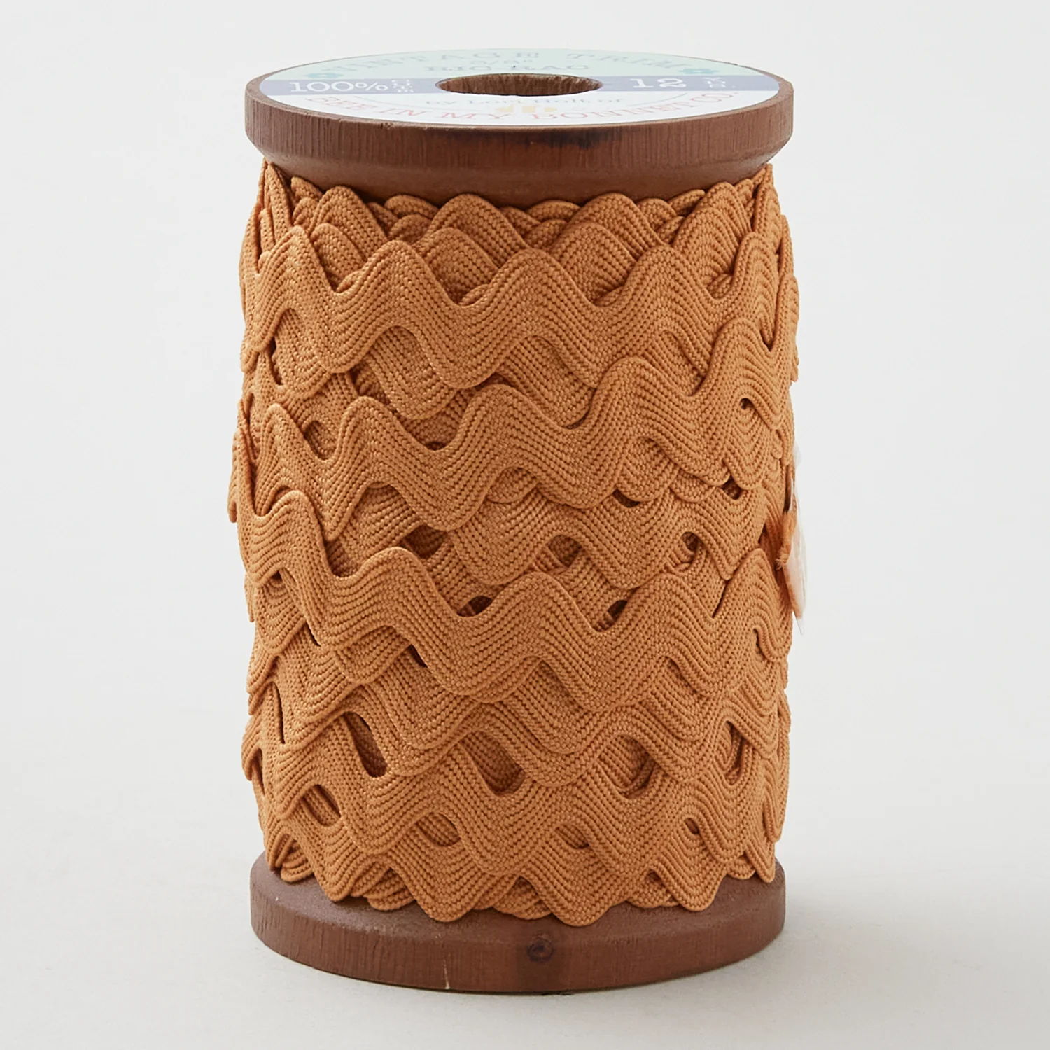 Lori Holt Vintage Ric Rac Large Trim - Cider 3/8" - Image 2