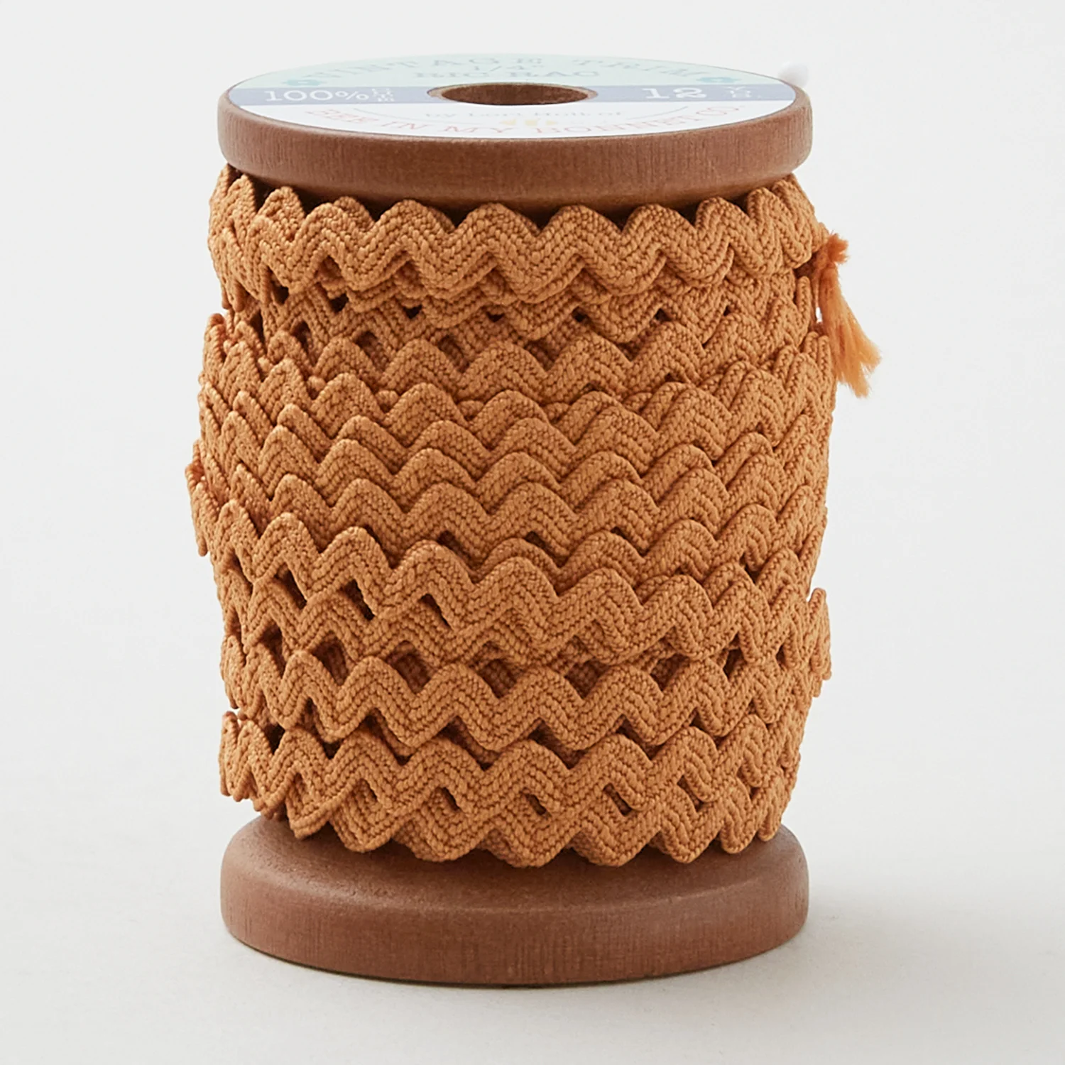 Lori Holt Vintage Ric Rac Small Trim - Cider 1/4" - Image 2