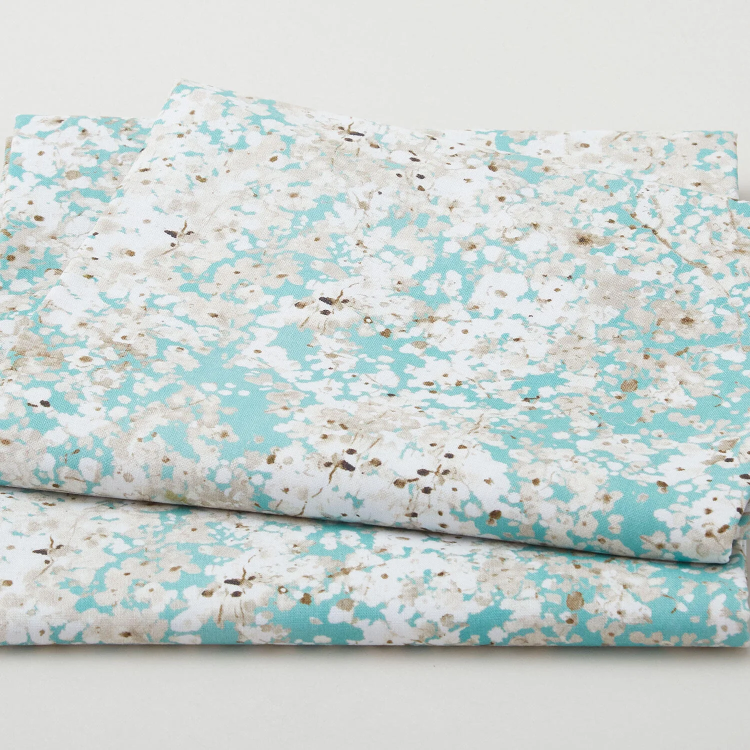 Lotus and Koi Favorites - Flowers Mint 2 Yard Cut