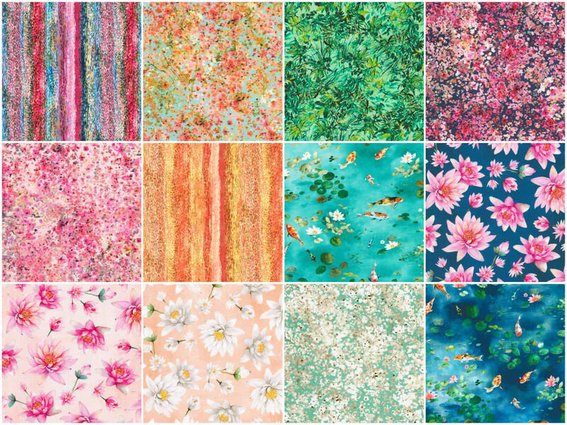 Lotus and Koi Favorites Ten Squares - Image 3