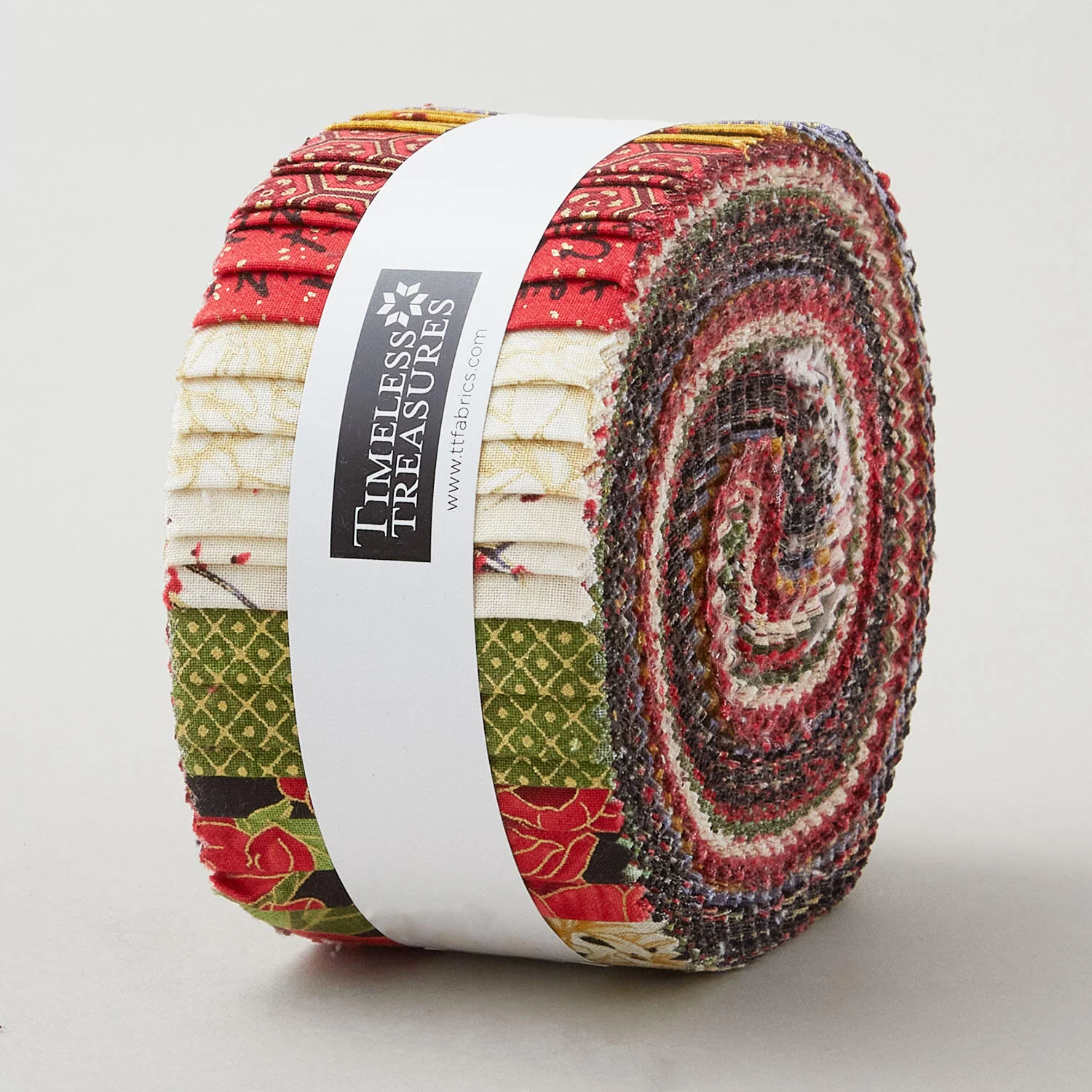 Lotus Garden 2 1/2" Metallic Strips - Image 2