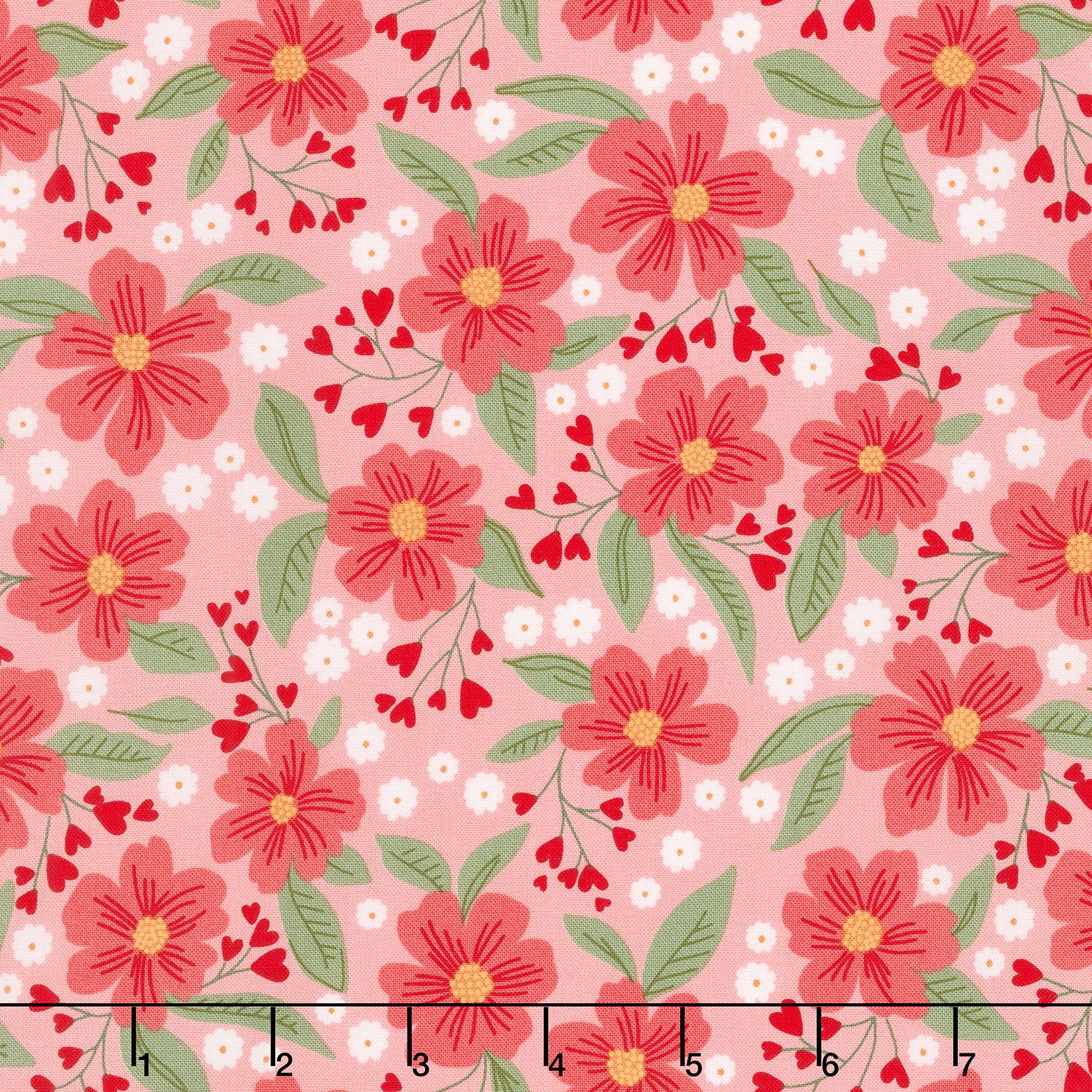 Love Blooms - Love In Bloom Blush Yardage