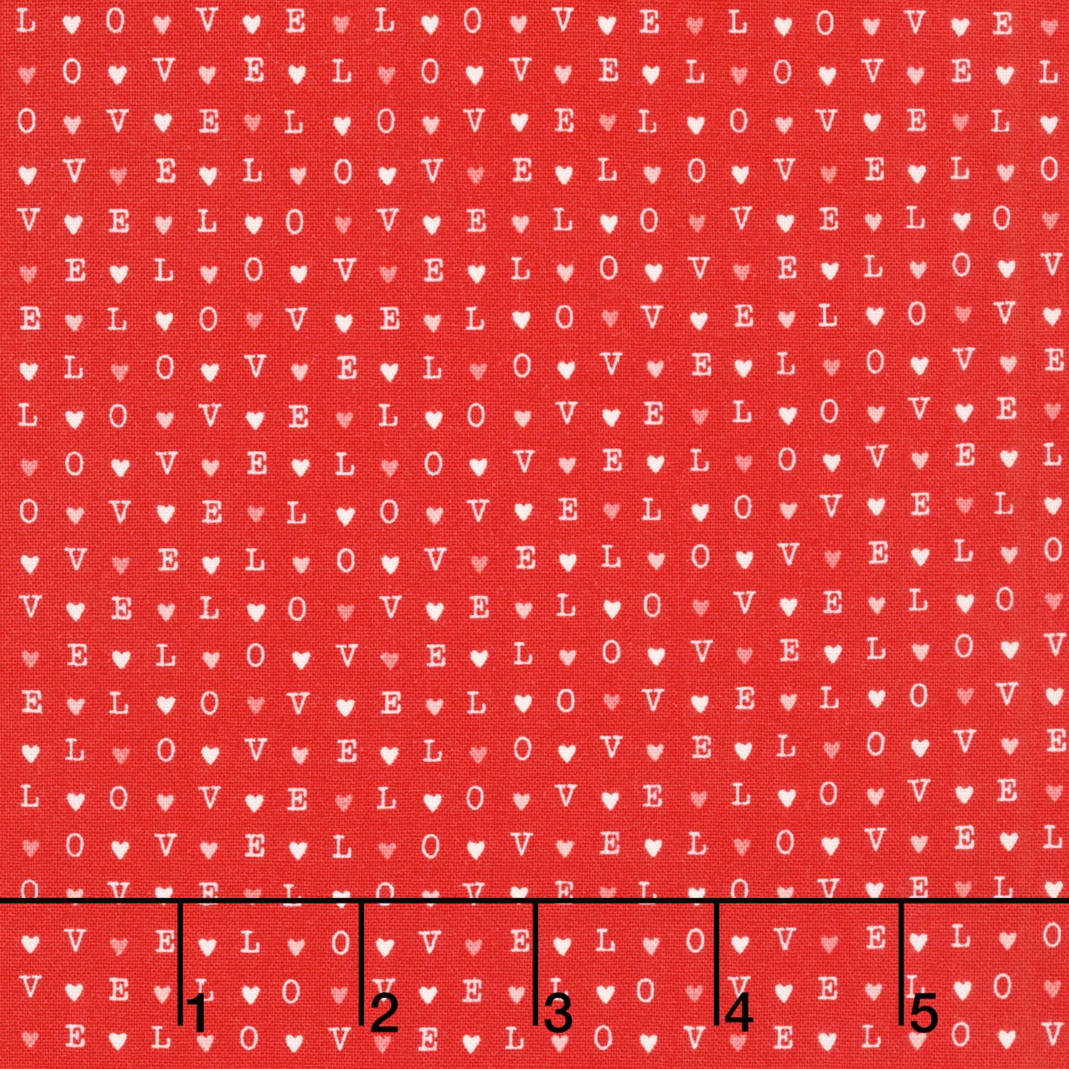 Love Blooms - L-O-V-E Rose Yardage
