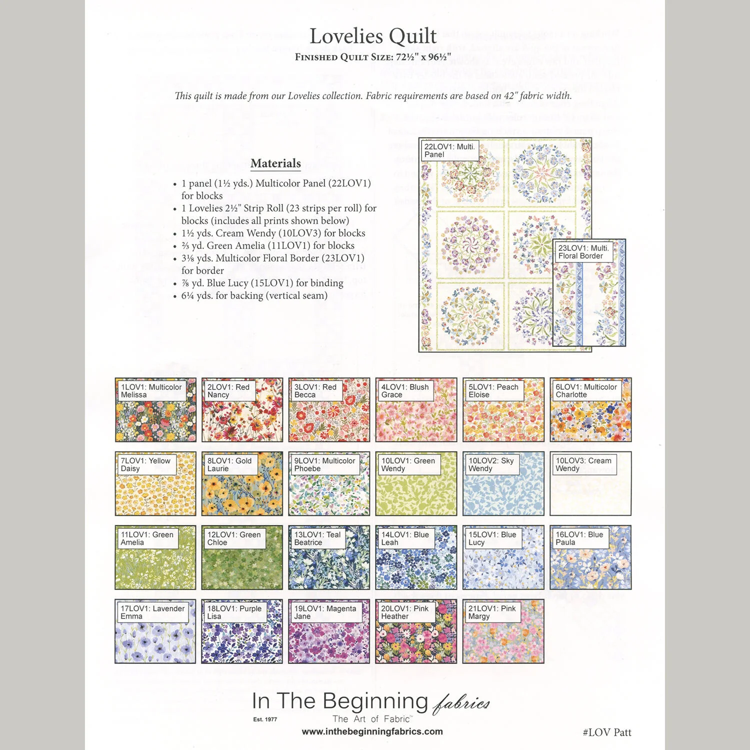 Lovelies Quilt Pattern - Image 2