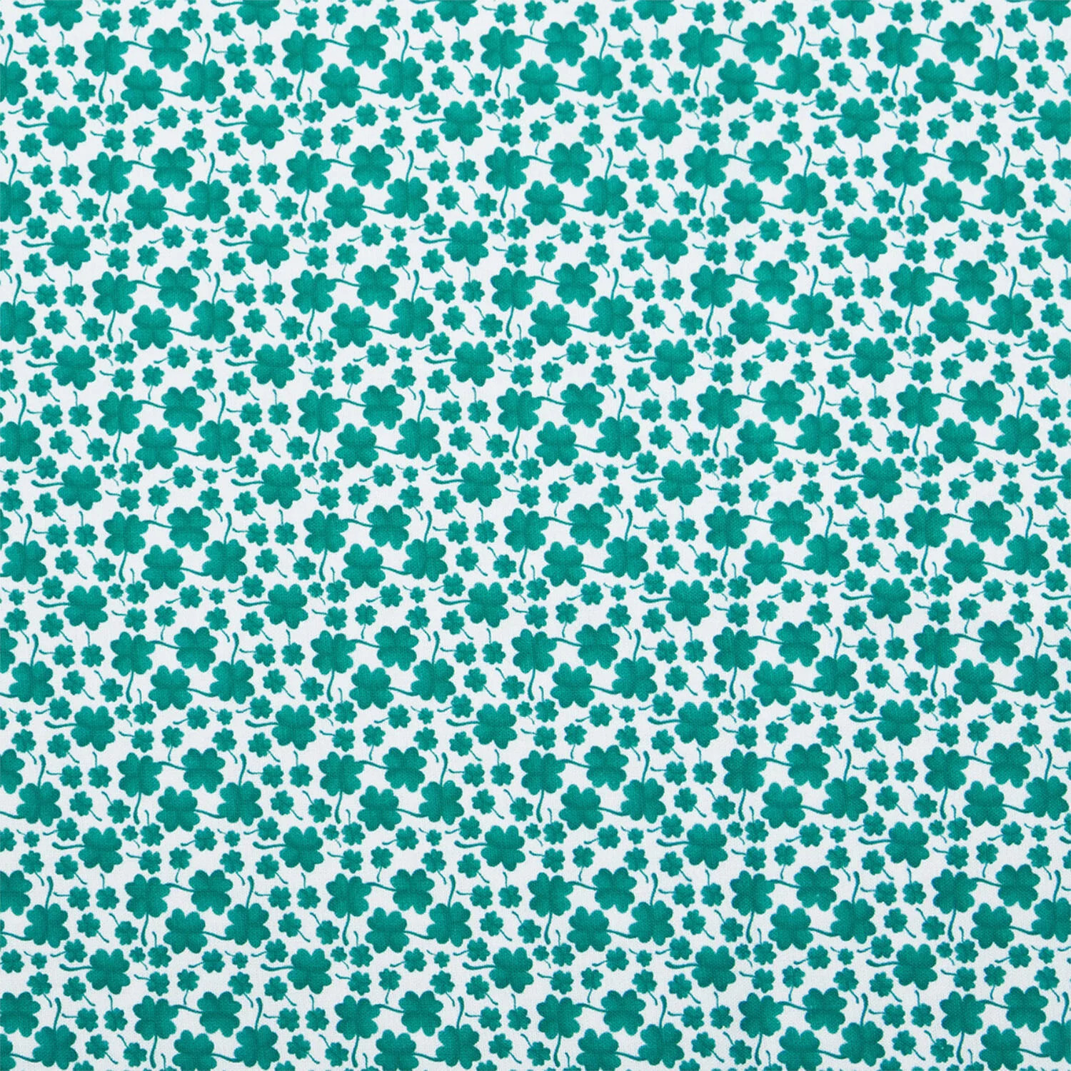 Luck of the Gnomes - Mini Clovers White 2 Yard Cut - Image 2