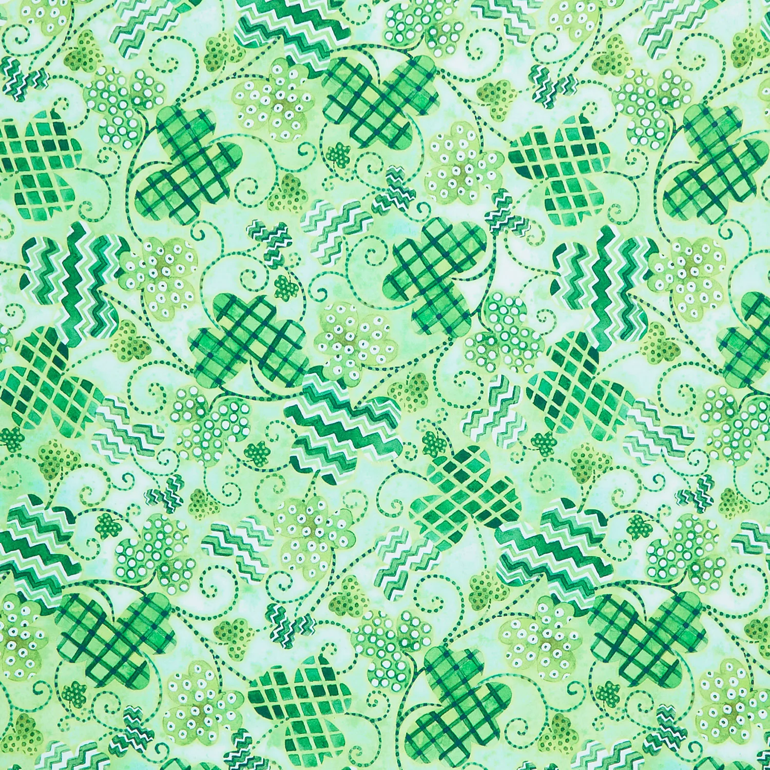 Lucky Day - Shamrocks Clover Yardage