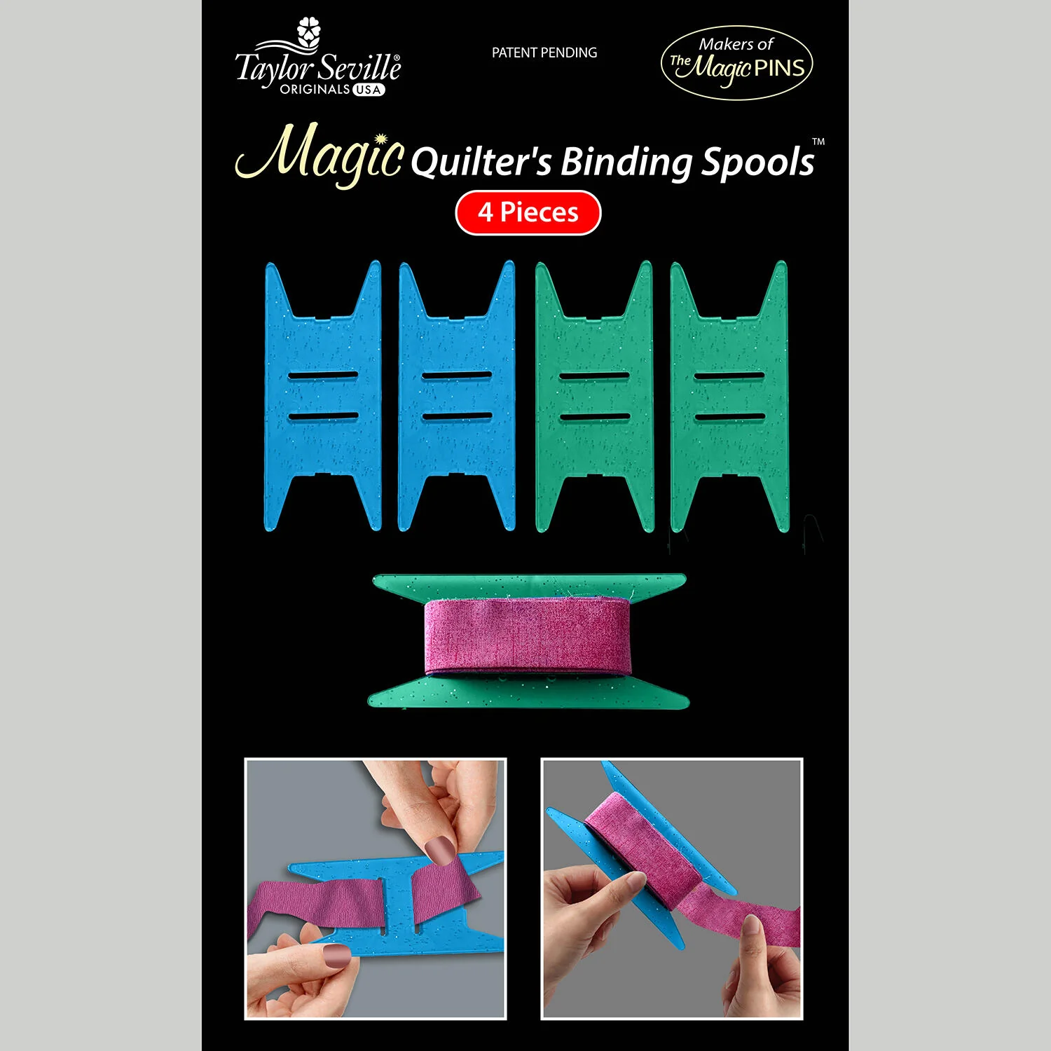 Magic Quilter's Binding Spool - Set of Four - Image 5
