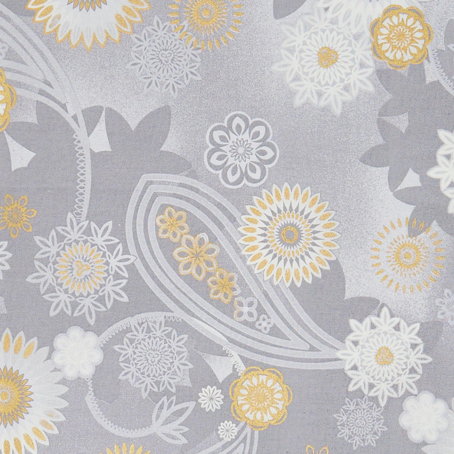 Magnificent Peacock - Dancing Paisley Fog 2 Yard Cut - Image 2