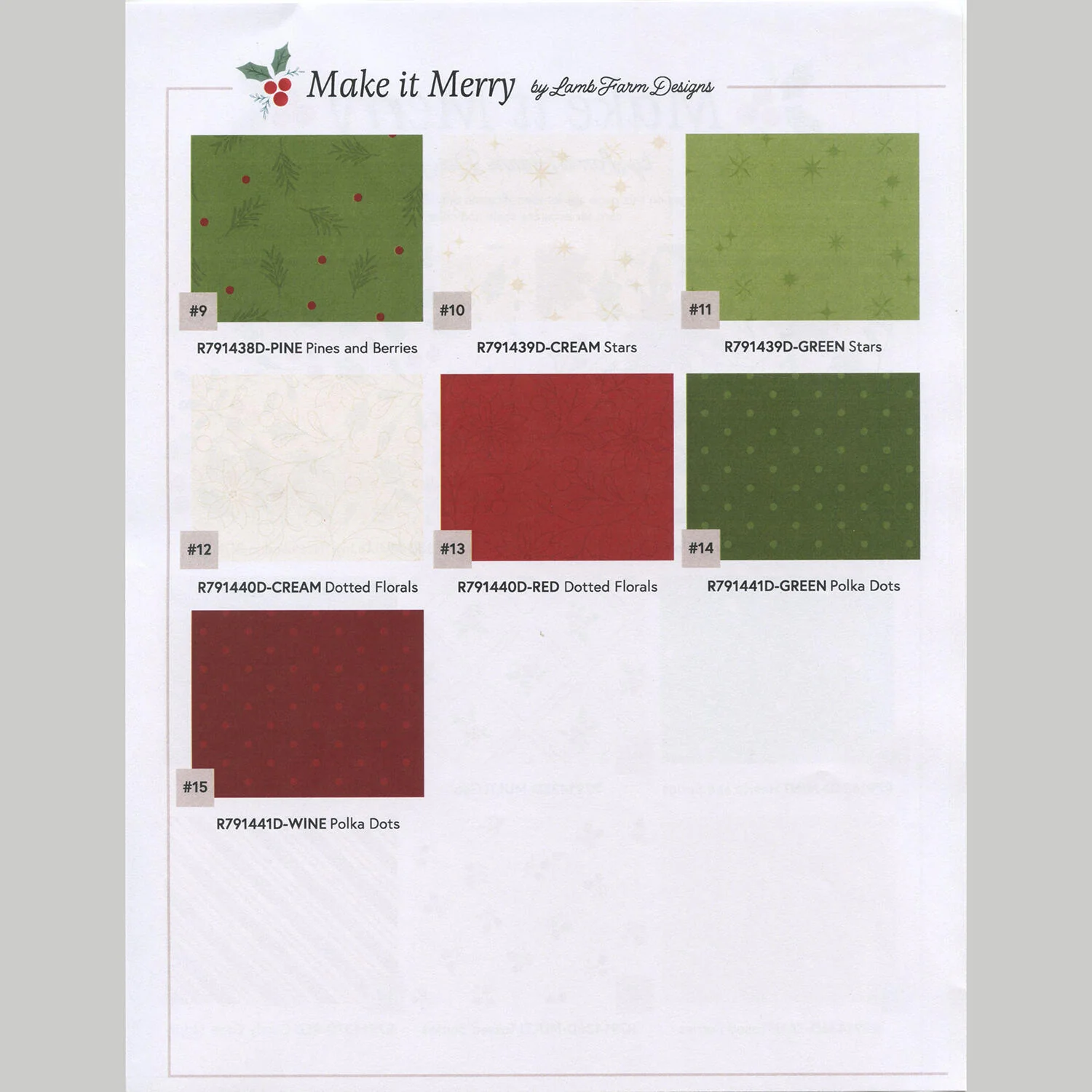 Make It Merry Quilt Kit - Image 5