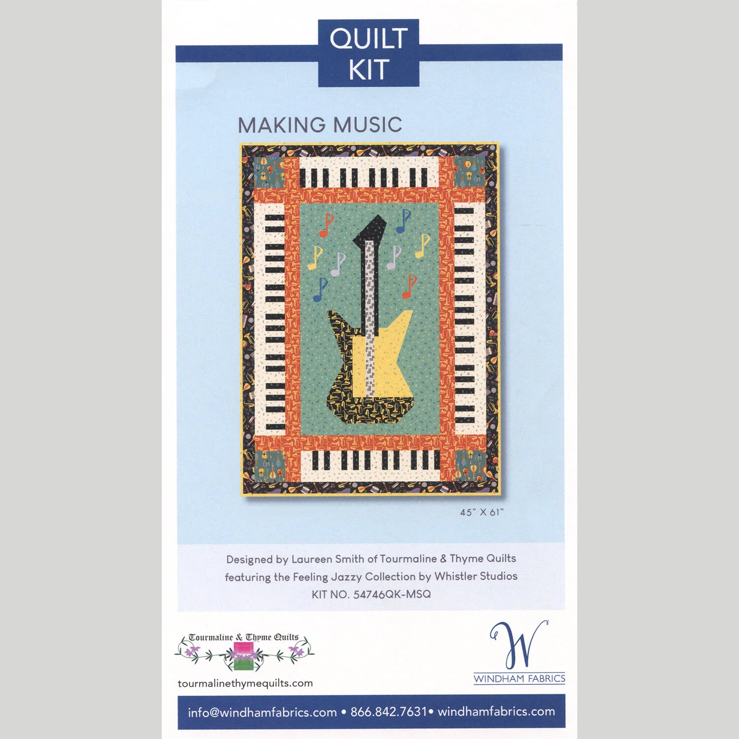 Making Music Quilt Kit - Image 3