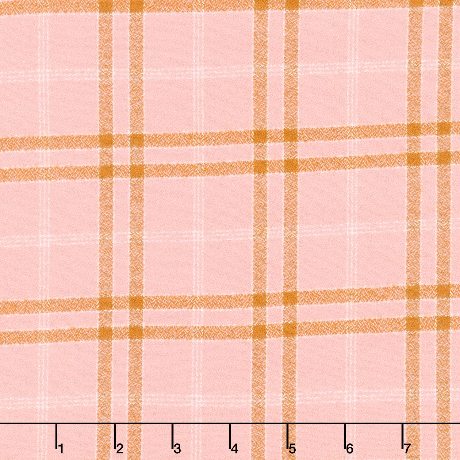 Mammoth Junior Flannel - Peach Yardage