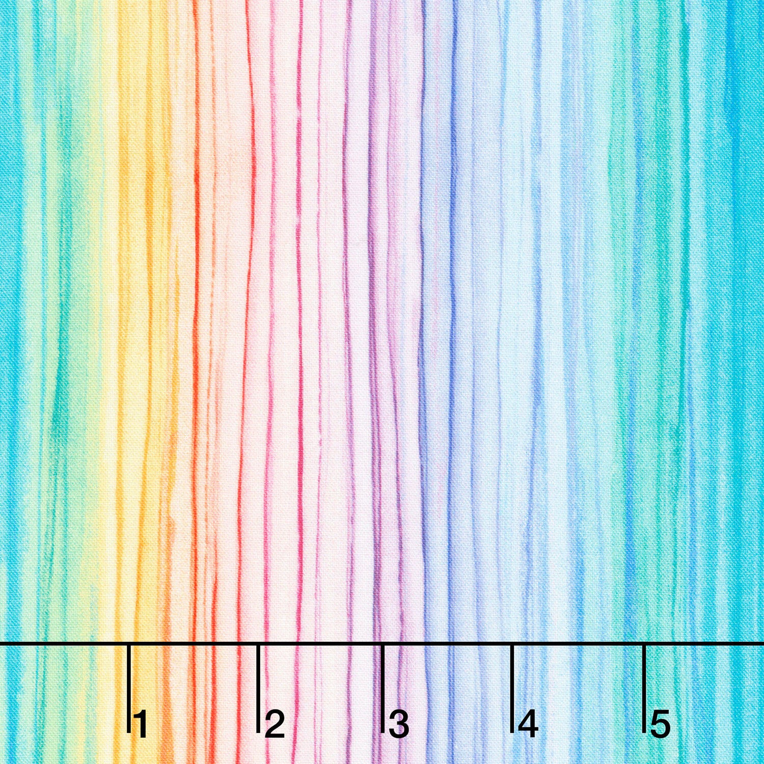 Meadow Bloom - Meadow Stripes Multi Digitally Printed Yardage