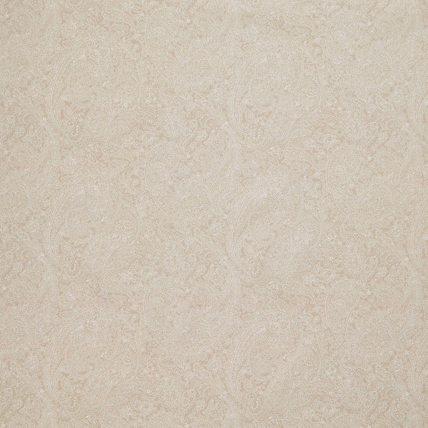 Meadow Blush - Paisley Lines Tan Yardage