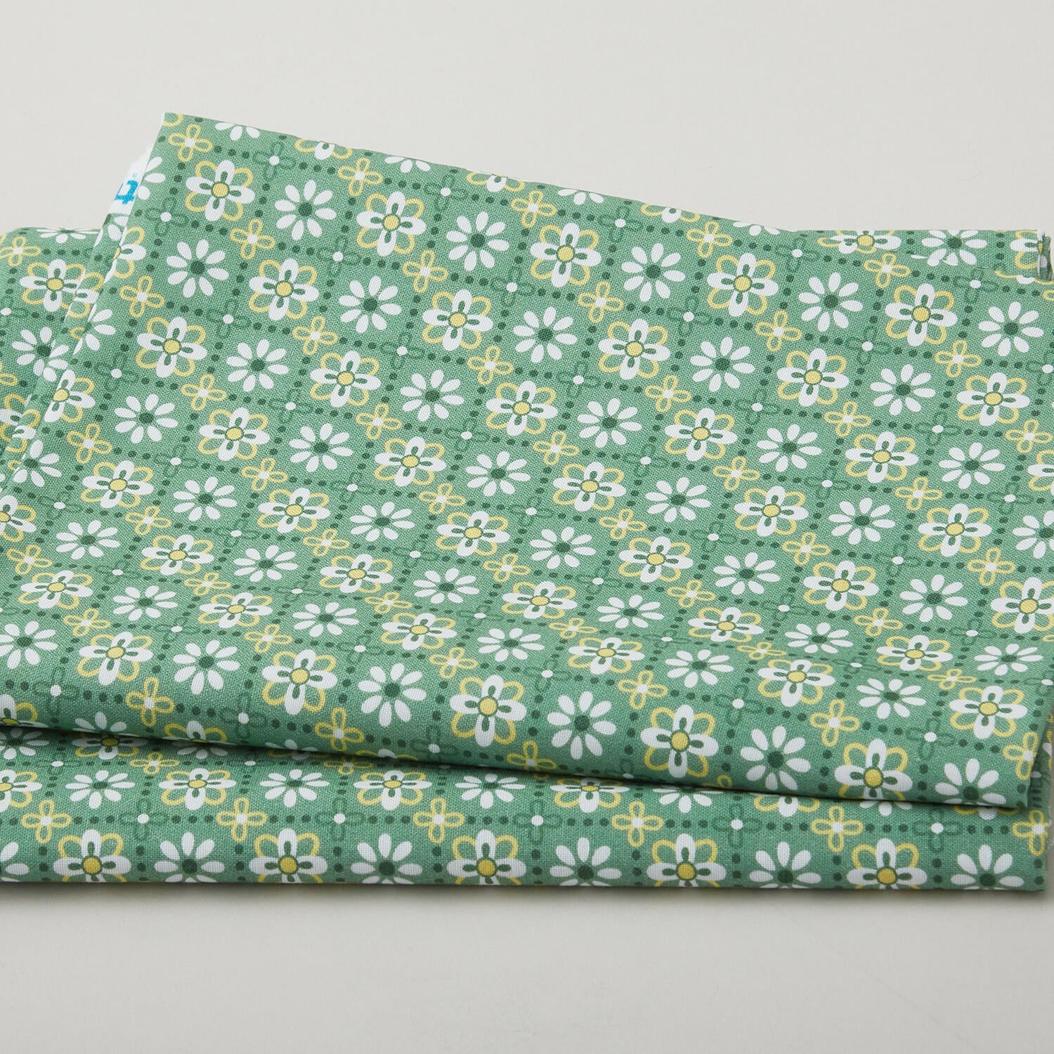 Meadow Breeze Favorites - Flower Stripe Green 2 Yard Cut