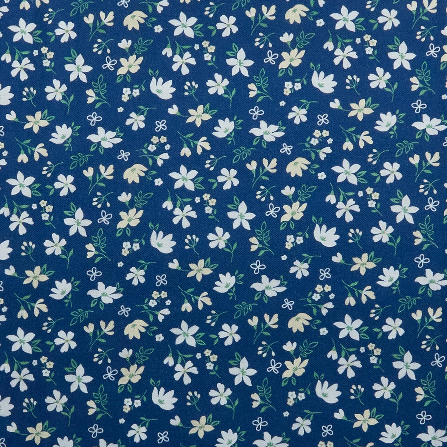 Meadow Breeze Favorites - Tiny Flowers Navy 2 Yard Cut - Image 2