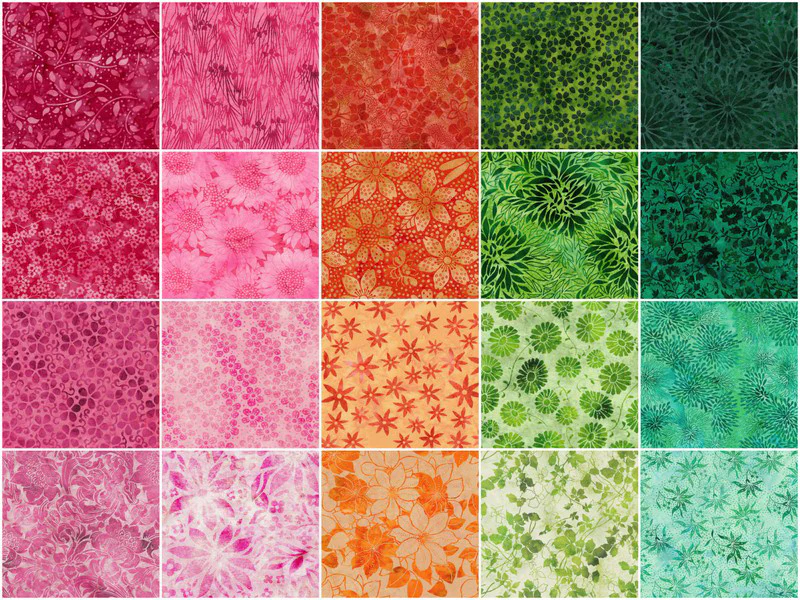 Meadow Sunshine Batiks Fat Quarter Bundle - Image 3