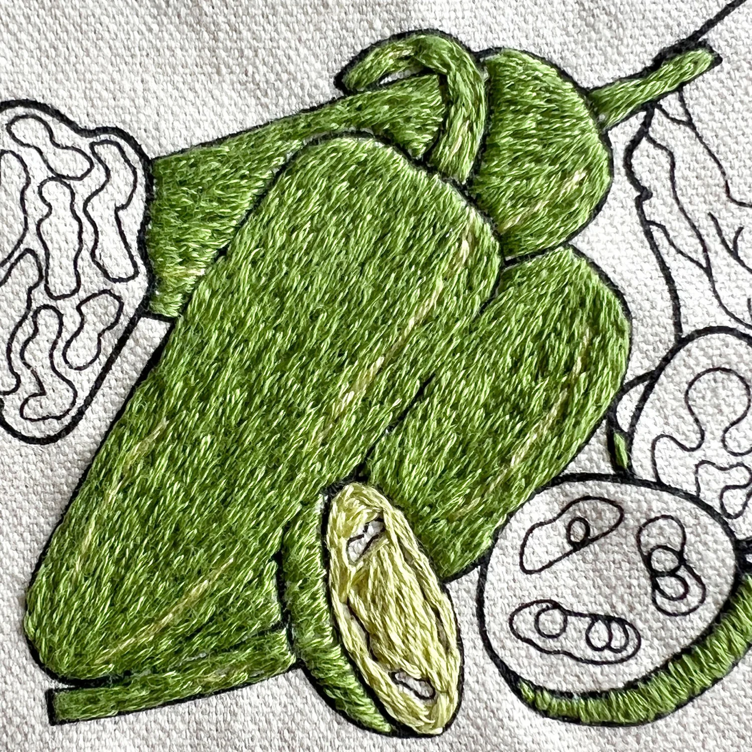 Meet Me at the Market Embroidery Tote Kit - Image 2