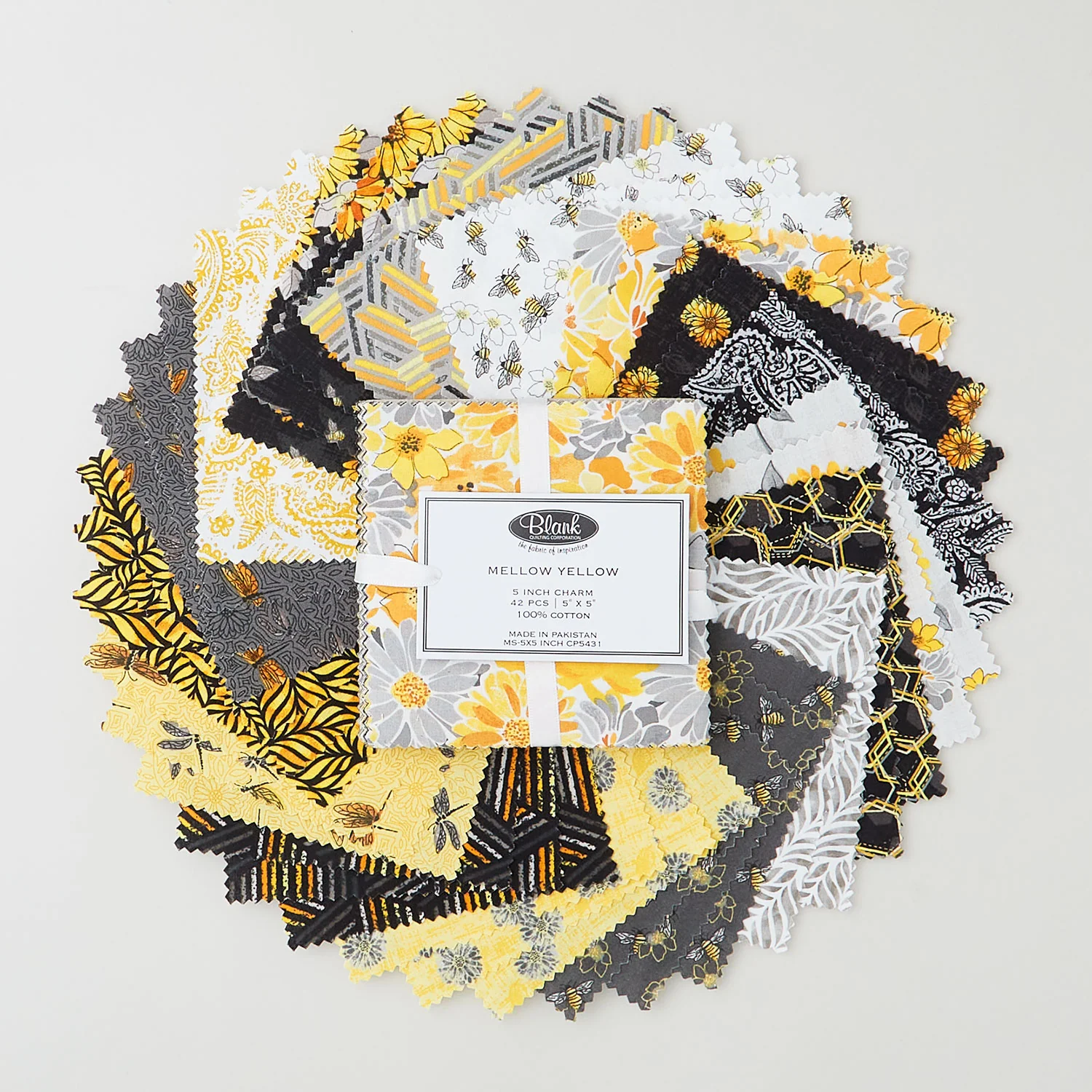 Mellow Yellow Favorites 5" Squares