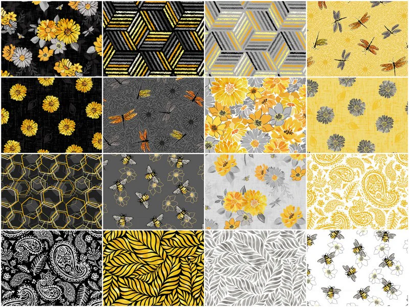 Mellow Yellow Favorites 5" Squares - Image 3