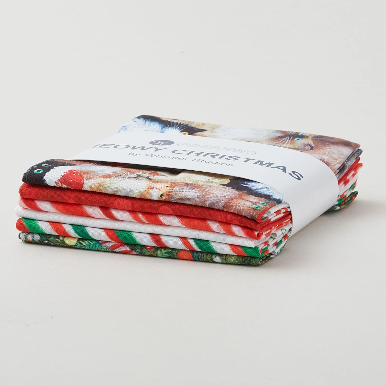 Meowy Christmas Fat Quarter Bundle - Image 2